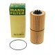 Oil filter (insert) HU 12 001 z [MANN]