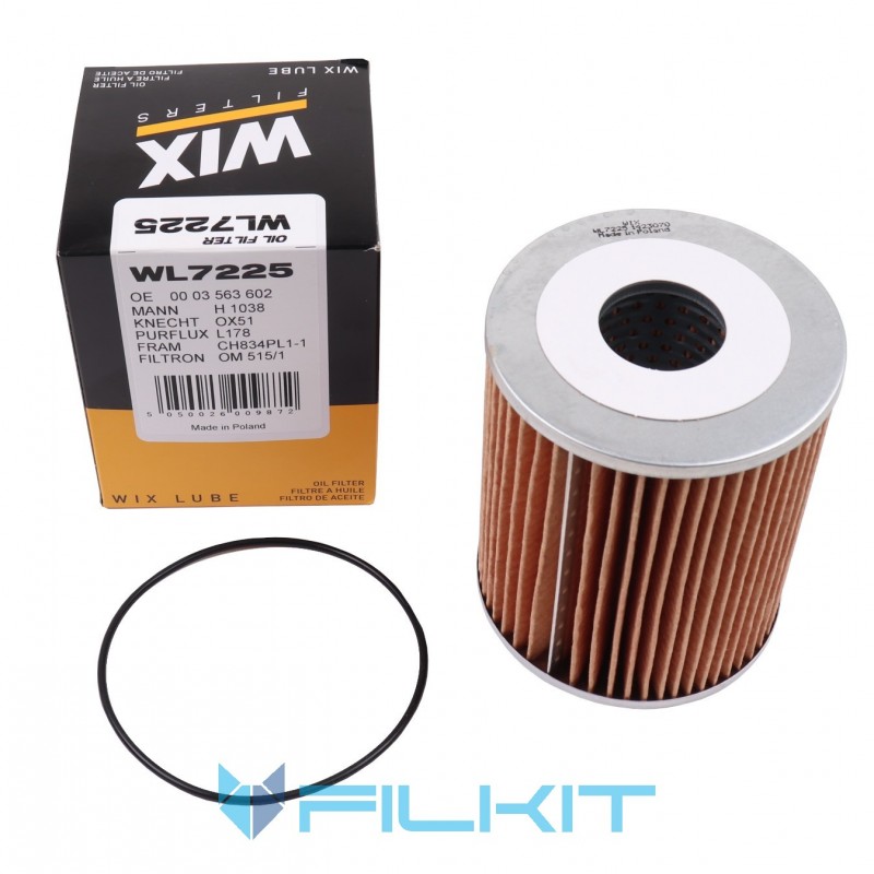 Oil filter (insert) WL7225 [WIX]