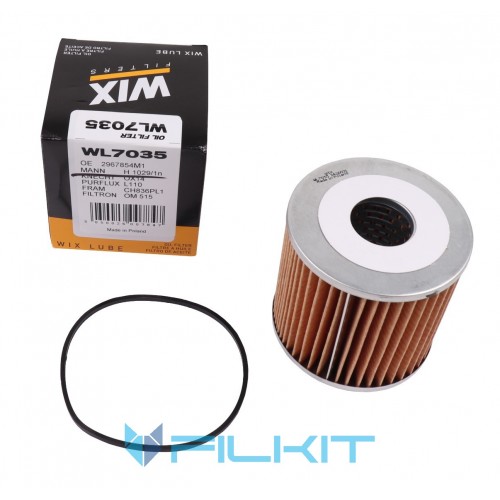 Oil filter (insert) WL7035 [WIX]