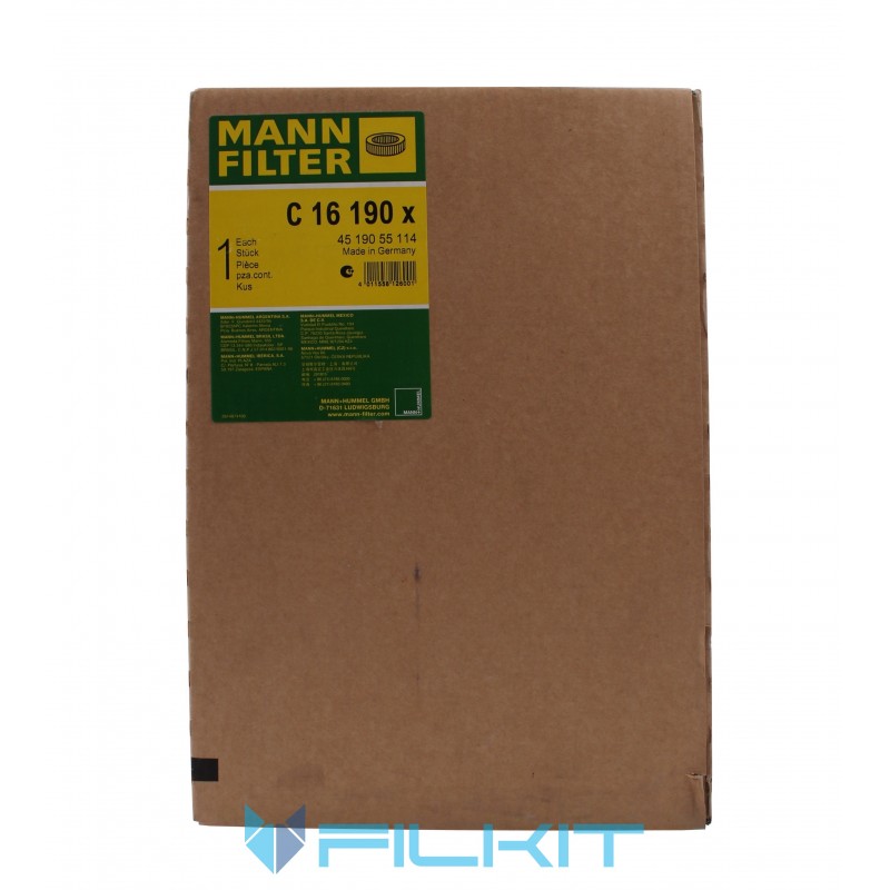 Air filter C 16 190 x [MANN]