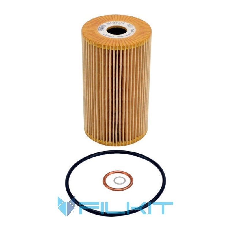 Oil filter (insert) HU932/4x [MANN]