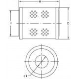 Oil filter (insert) WL7047 [WIX]