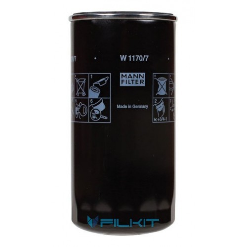 Oil filter W1170/7 [MANN]