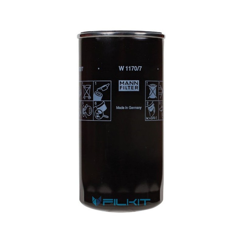 Oil filter W1170/7 [MANN]
