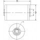 Oil filter (insert) P550315 [Donaldson]