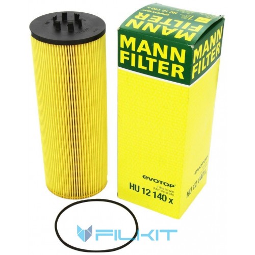 Oil filter (insert) HU12140x [MANN]