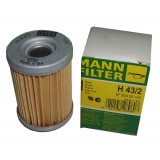 Oil filter (insert) H43/2 [MANN]