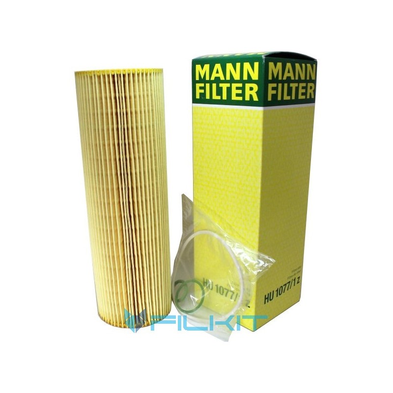 Oil filter (insert) HU1077/1z [MANN]