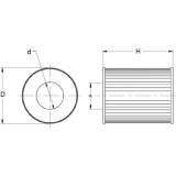 Fuel filter (insert) 2040PM [Parker | Racor]