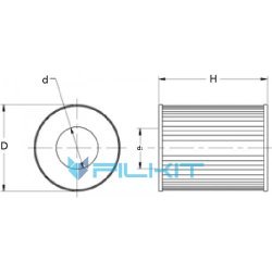 Fuel filter (insert) 2040TM [Parker | Racor]