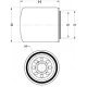 Cooling system filter 24071 [WIX]