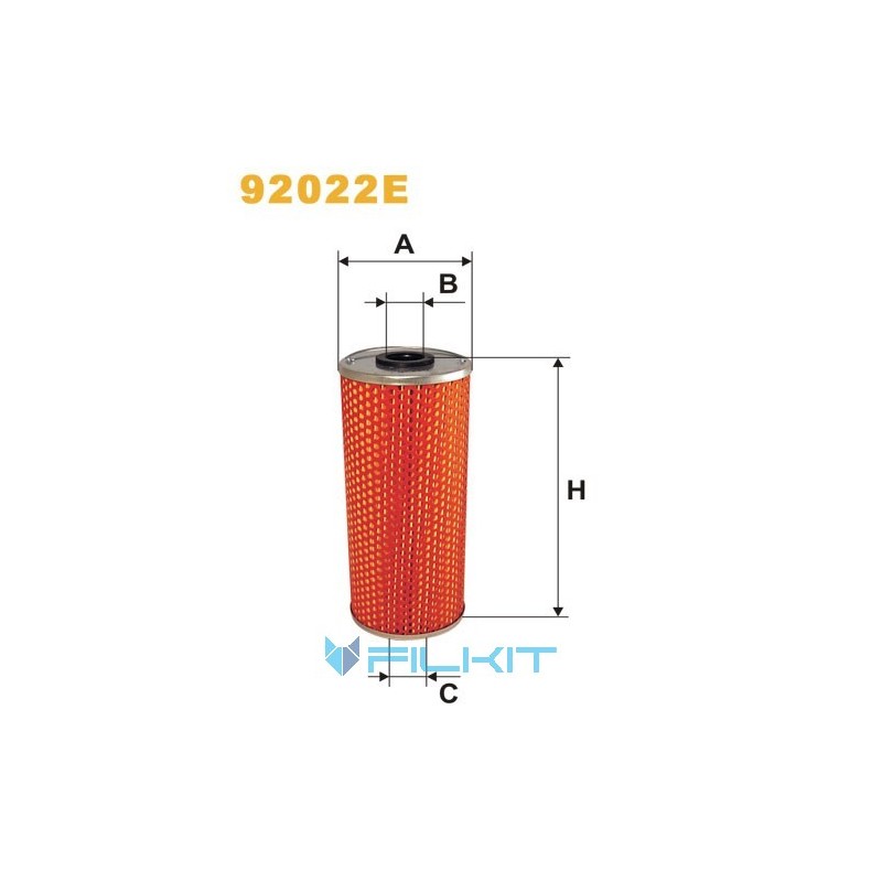 Oil filter (insert) 92022E [WIX]