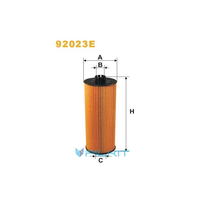Oil filter (insert) 92023E [WIX]