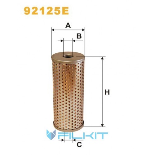 Oil filter (insert) 92125E [WIX]