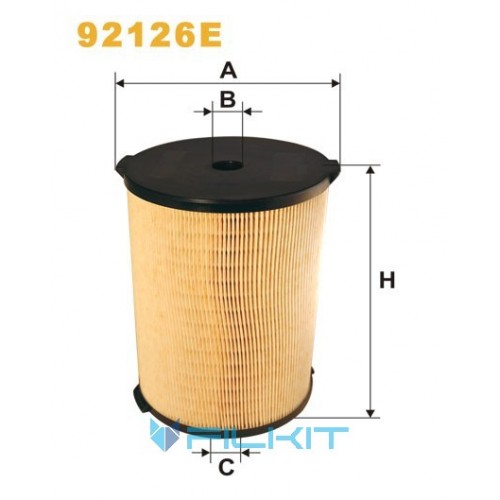 Oil filter (insert) 92126E [WIX]