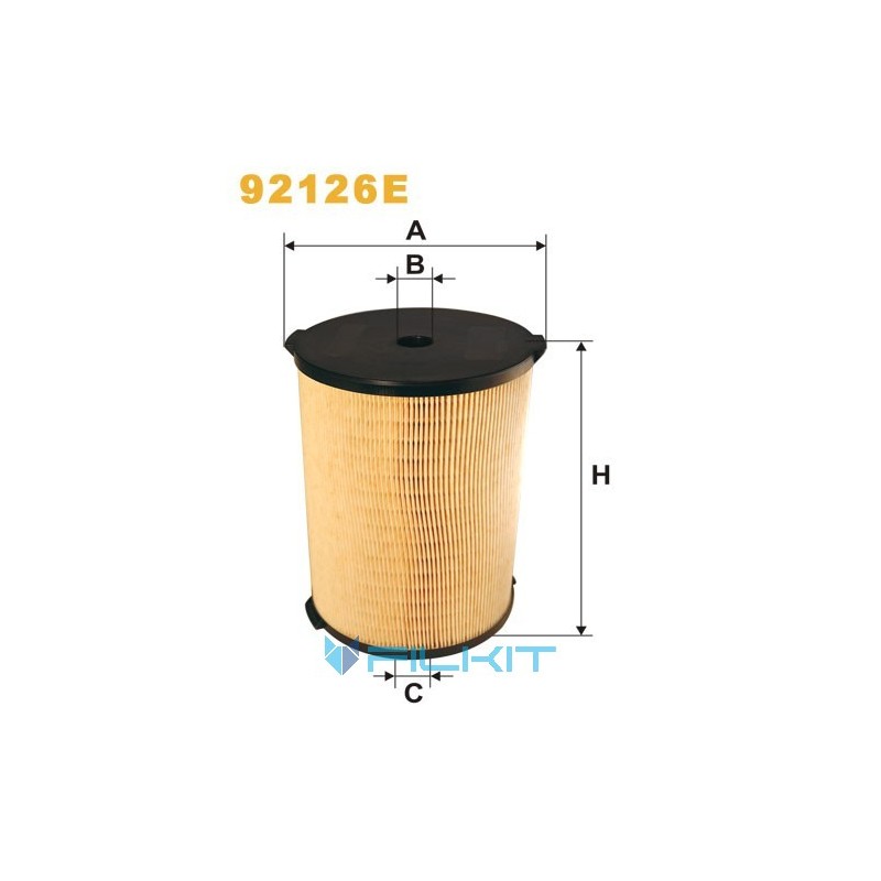 Oil filter (insert) 92126E [WIX]