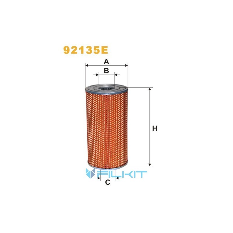 Oil filter (insert) 92135E [WIX]