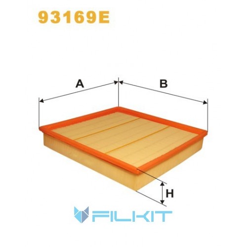 Cabin air filter 93169E [WIX]