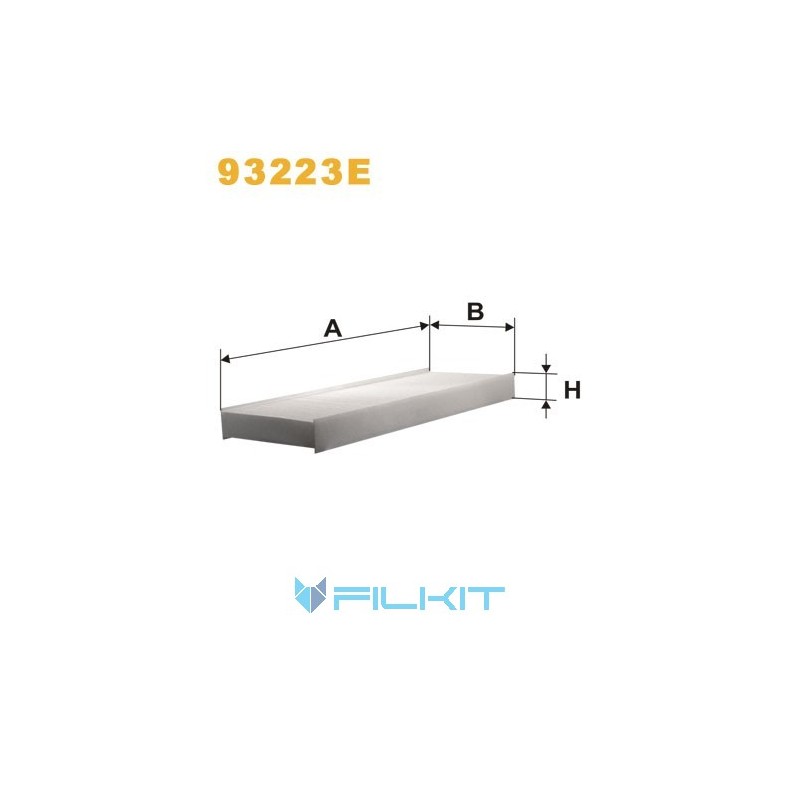 Cabin air filter 93223E [WIX]