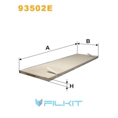 Cabin air filter 93502E [WIX]