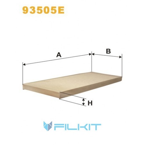 Cabin air filter 93505E [WIX]