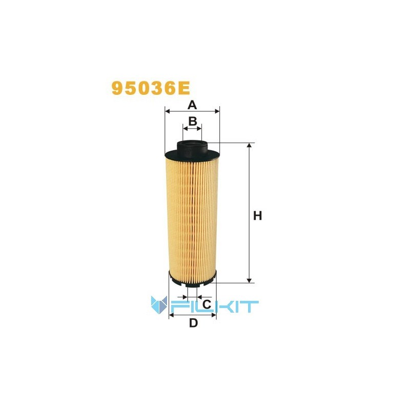 Fuel filter (insert) 95036E [WIX]