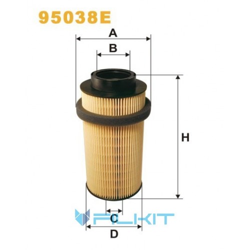 Fuel filter (insert) 95038E [WIX]