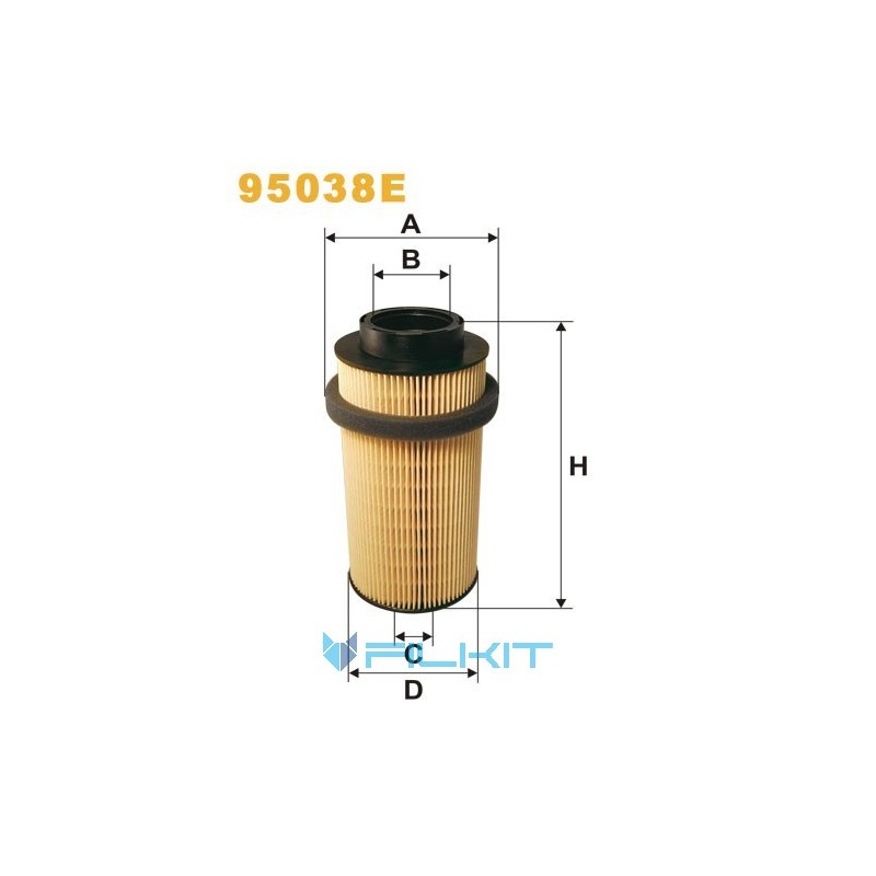 Fuel filter (insert) 95038E [WIX]