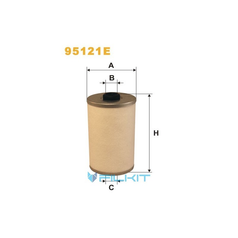 Фільтр паливний (вставка) 95121E [WIX]