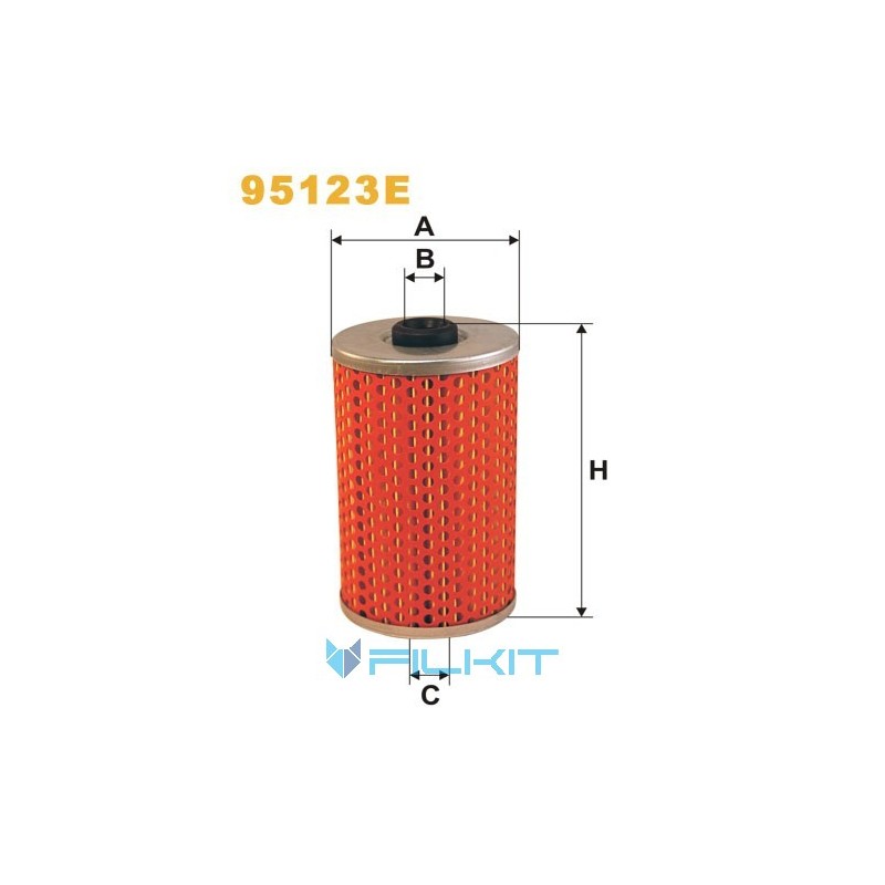 Fuel filter (insert) 95123E [WIX]