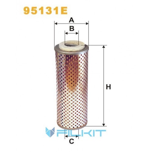 Fuel filter (insert) 95131E [WIX]