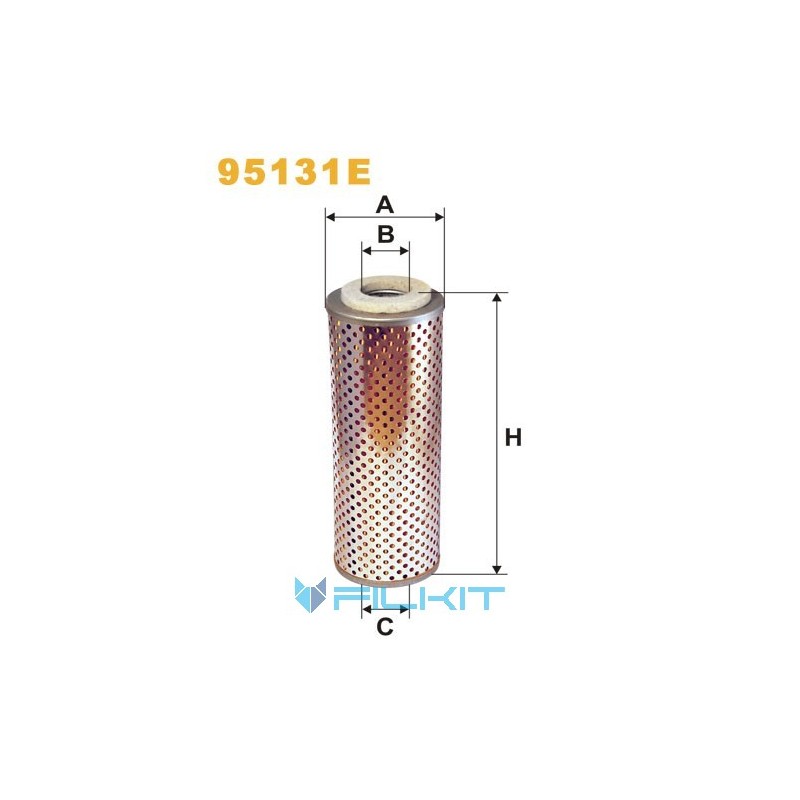 Fuel filter (insert) 95131E [WIX]