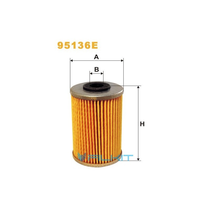 Fuel filter (insert) 95136E [WIX]