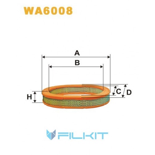 Air filter WA6008 [WIX]