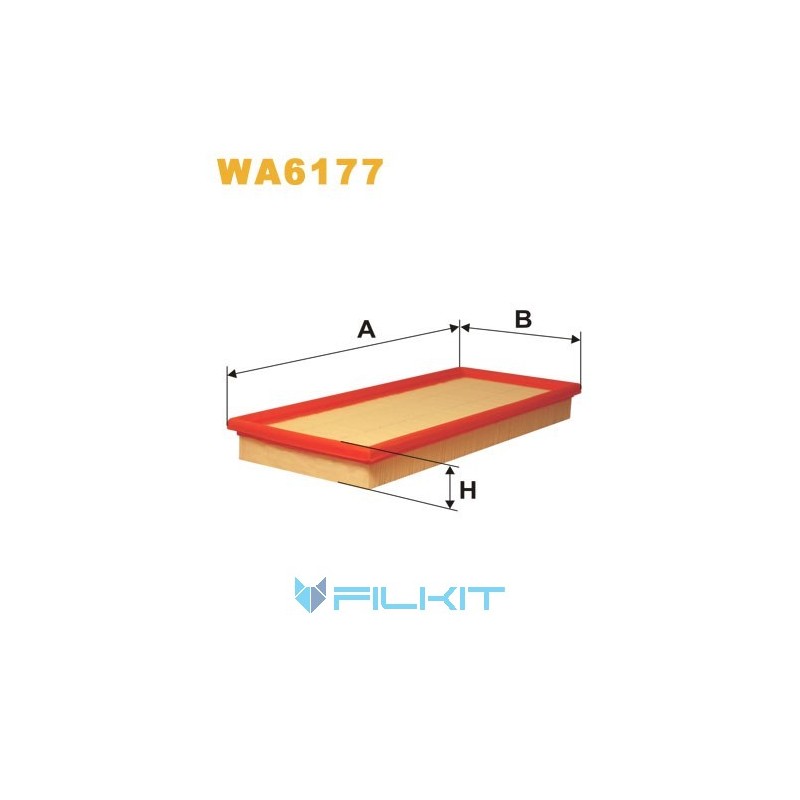 Фильтр воздушный WA6177 [WIX]