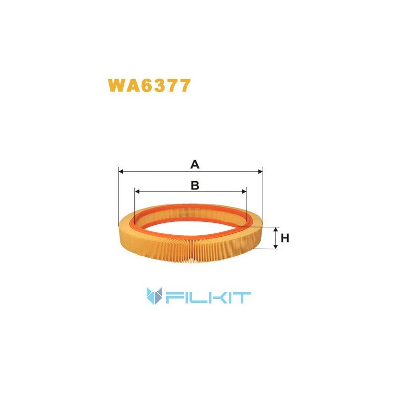 Фильтр воздушный WA6377 [WIX]