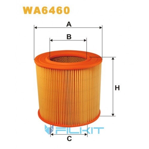 Фільтр повітряний WA6460 [WIX]