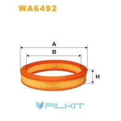 Фільтр повітряний WA6492 [WIX]