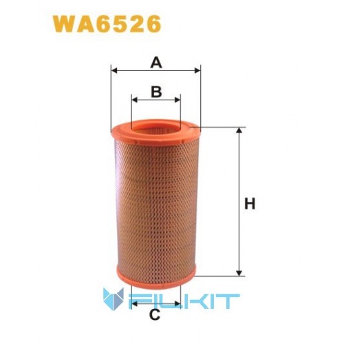 Фільтр повітряний WA6526 [WIX]