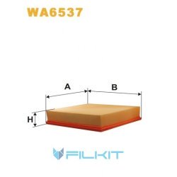 Фільтр повітряний WA6537 [WIX]