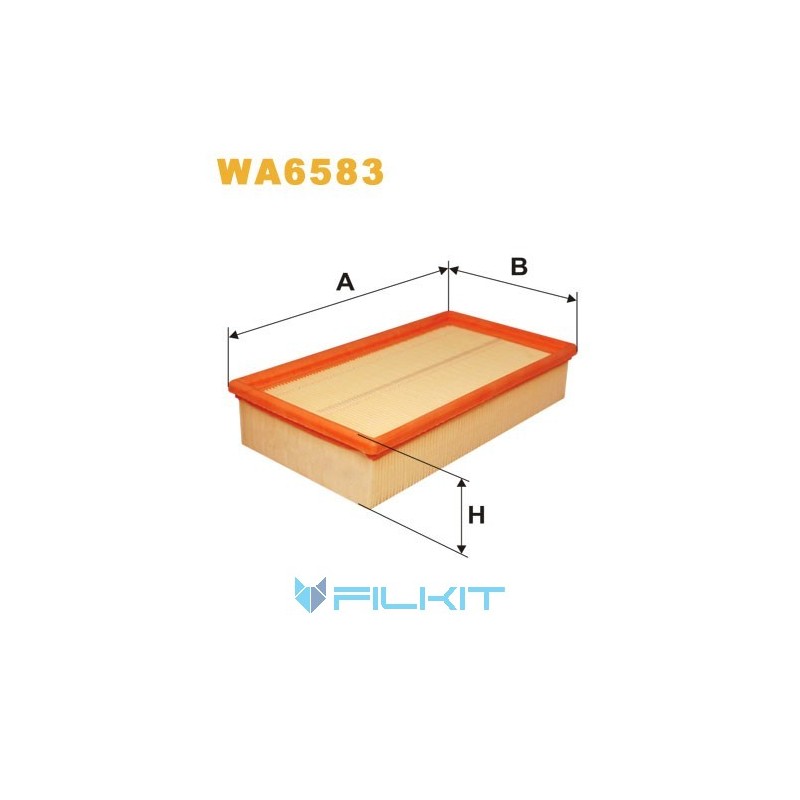 Фільтр повітряний WA6583 [WIX]