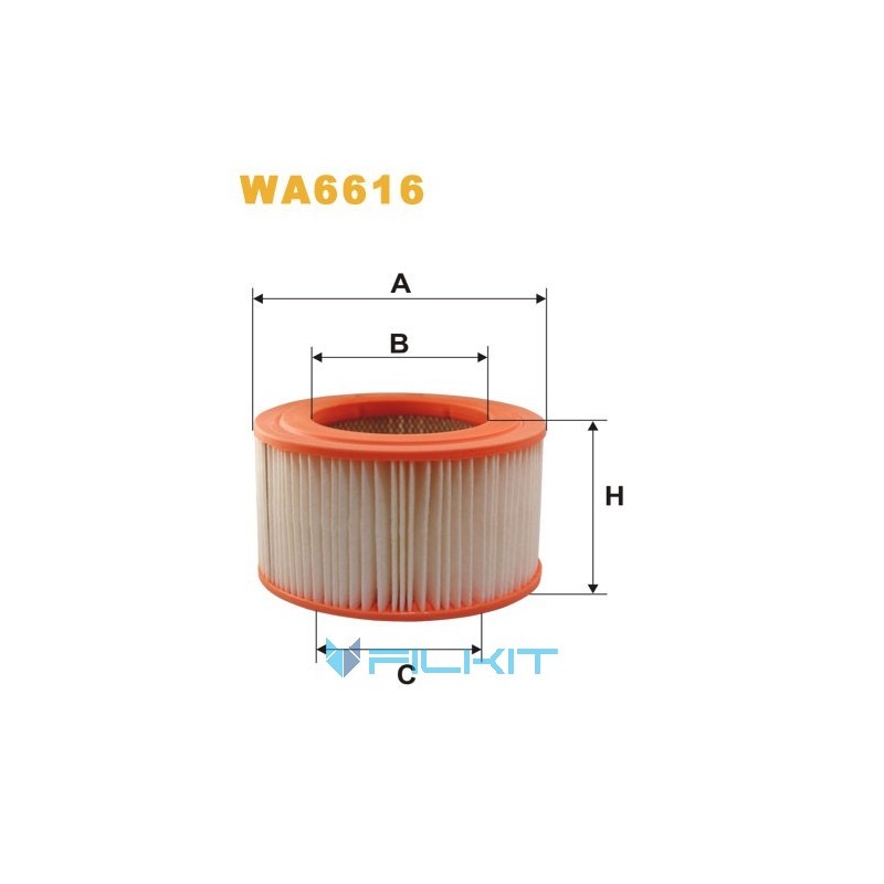 Air filter WA6616 [WIX]