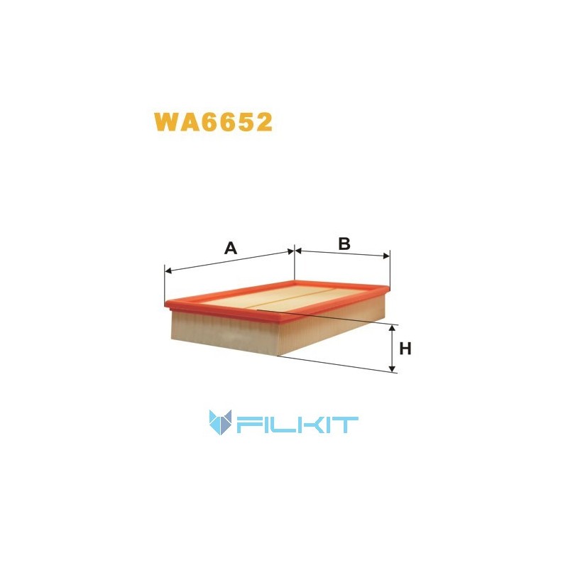 Air filter WA6652 [WIX]