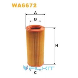 Фільтр повітряний WA6672 [WIX]