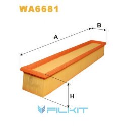 Фільтр повітряний WA6681 [WIX]