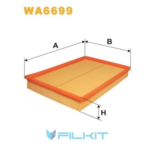 Фільтр повітряний WA6699 [WIX]