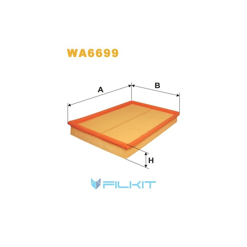 Фільтр повітряний WA6699 [WIX]