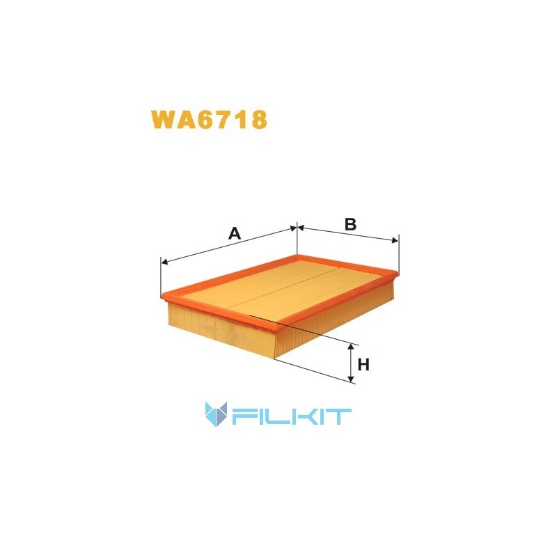 Фільтр повітряний WA6718 [WIX]