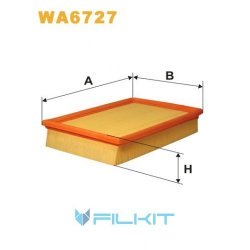 Фільтр повітряний WA6727 [WIX]