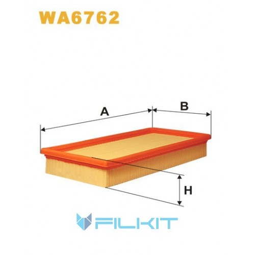 Фільтр повітряний WA6762 [WIX]